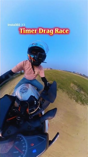 timer Drag race 🏍☠️ #automobile #roadsafety #dragrace #timer #racing #bikerace #motovolgger #viral