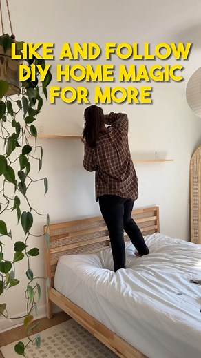 Easy DIY Floating Shelf 🔨 #floatingshelves #easydiy #diy #diyproject #diyhome #homedecor | DIY Home Magic