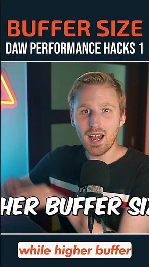 Buffer size can save your butt... 🎻🎹 #musicproductiontips