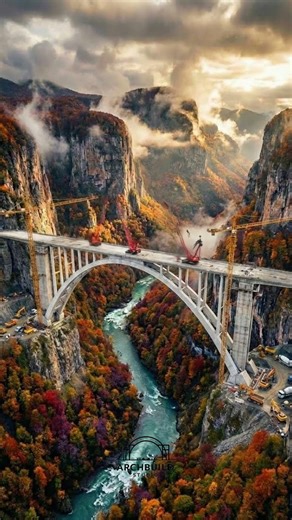 They Built a MASSIVE Bridge Over a Deadly Drop! 🤯 | ArchBuild Studio #architecturedesign