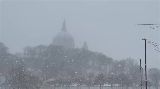 The St. Paul cathedral in the snow, bells and all. | Amy Klobuchar