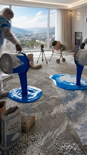 Cloud Sky Floor #interiordesign #shorts