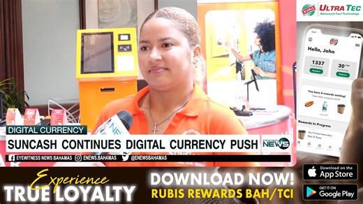 Suncash continues digital currency push | Eyewitness News Bahamas