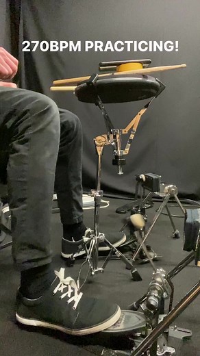 270BPM PRACTICING! #drum #drums | Krzysztof Klingbein - Drummer