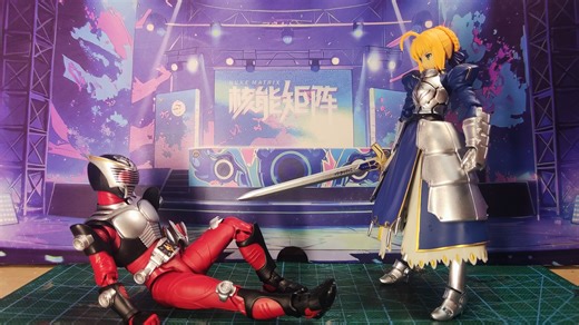 【Vinabili开箱】盒散 figma 227 Saber 2.0：再版出货前当个平替还行，手臂平转要泡热水，面雕偏黄