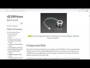 Sensor biométrico R503 - Parte 1 - Fingerprint R503 Esphome Home Assistant