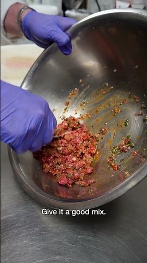 How a Chef makes Steak Tartare From Scratch!