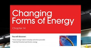 Changing Forms of Energy