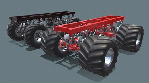 [Game Ready] Monster Truck Chassis - Download Free 3D model by Jorma Rysky (@Rysky)