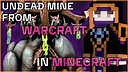 How to build Undead Mine in Minecraft from Warcraft? | Minecraft Buildings Tutorial | Undead Minecraft Map