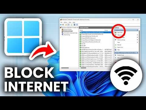 How To Block Internet Access For A Specific App In Windows 11 - Full Guide