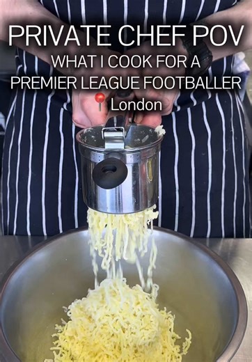 Private Chef Cooking for a Premier League Footballer