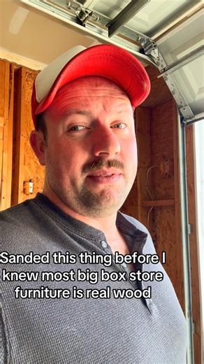 I started this project long before I knew most big box furniture isn’t real wood so I sanded it way to much exposing the MDF which means the paint just kept getting absorbed. #woodworking #furniture #jackass #paint | Robert Hale