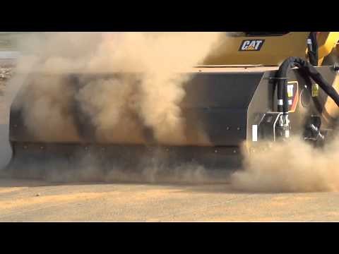 Cat® Broom Attachments at Work