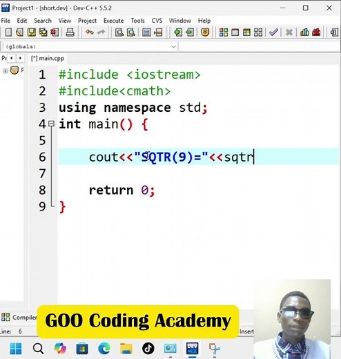 C++ in 30 Seconds 😲 Print Square Root Like a Pro! (Beginner Friendly)