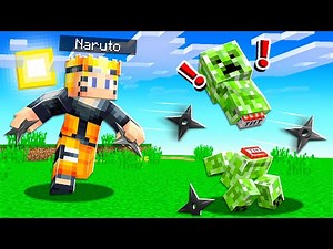 Playing MINECRAFT As NARUTO! (strong)