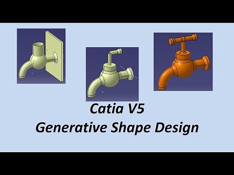 Generative Shape Design. Catia V5. Tutorial en español