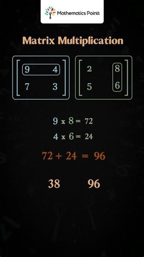 Matrix multiplication becomes much easier when you understand the process behind it.