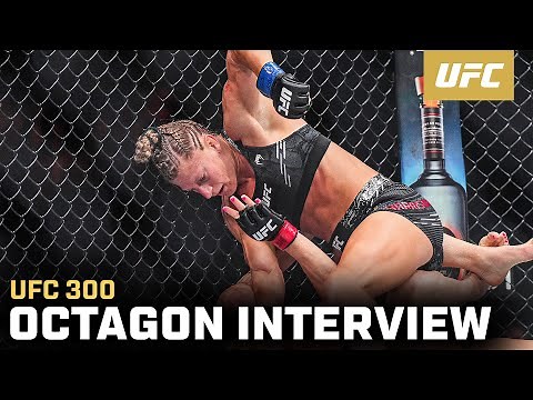 Kayla Harrison Octagon Interview | UFC 300