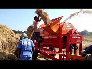 Shaktifarm Threshing Machine || Dhan meshne ki Machine 🌾🌾🌾