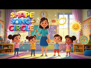 Shape Song for Kids – Circle | Fun Educational Nursery Rhyme for Toddlers & Preschoolers