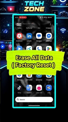 How To RESET All Data In Motorola | Erase All Data ( Factory Reset) #androidtips #motorola