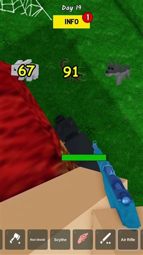 AIR RIFLE VS EVERYONE☺️ 99 NIGHTS IN THE FOREST #99nightintheforest