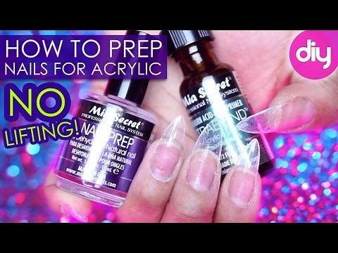 Proper Acrylic Nail PREP to Prevent Lifting (Mia Secret)