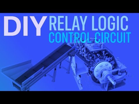 Making Control Circuit With Relay Logic (Crusher + Conveyer)