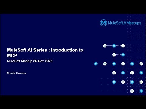 MuleSoft AI Series: Introduction to MCP