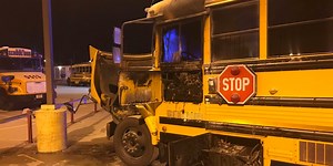 UPDATE: LPS bus likely destroyed by fire at bus barn