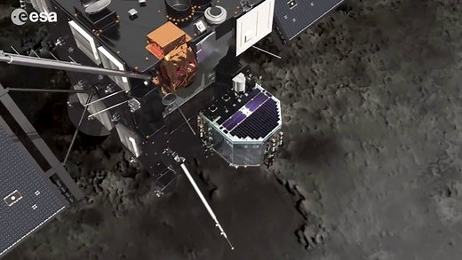 Sleeping Rosetta Spacecraft Wakes Up for Historic Comet Rendezvous and Landing