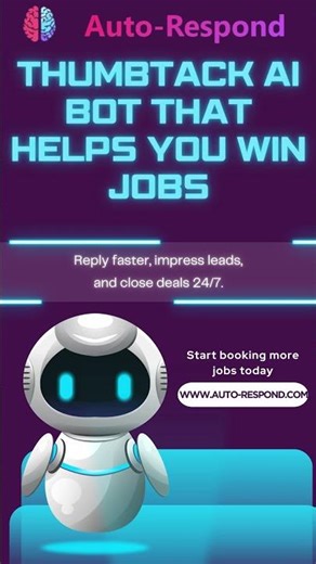 Thumbtack AI Bot That Helps You Win Jobs