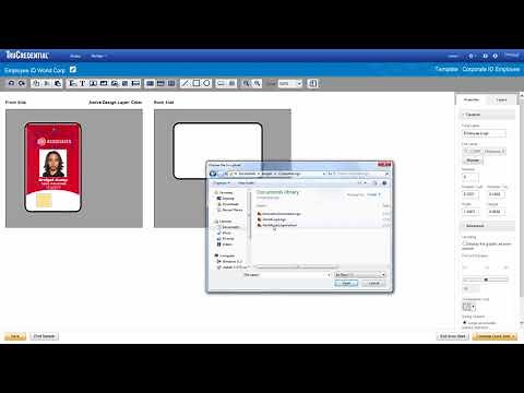Datacard TruCredential ID Software - Quick Start Wizard