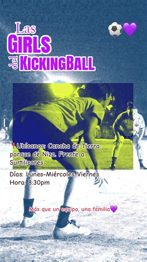 Practica y Juega con Las Girls del KickingBall