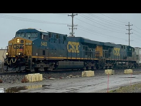 CSX 5463 Shows Off K5HLA Horn on L303-07 |03/07/26