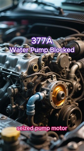 BMW Code 377A - Water Pump Blocked