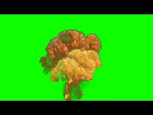 Chroma Key Explosão - Efeito de explosão chroma key, Com Som / Green Screen, Pantalla Verde