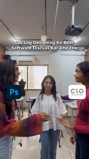 IDT India on Instagram: "The ultimate design debate is happening, and then there’s the one who used Canva. 😂 Who can relate? #DesignLife #DesignerProblems #Canva #Photoshop #CLO3D #FashionDesign #GraphicDesign #MemeReel #StudentLife #IDT"