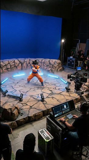 How Dragon Ball Z Was Filmed 🎬🐲 #behindthescene #anime #animefyp #dragonball