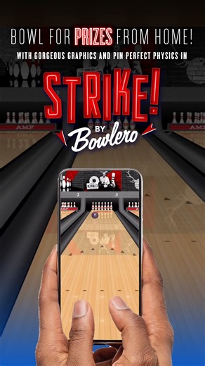 Did you know you can win real life prizes including in-center discounts by playing Strike! By Bowlero? It’s as easy as downloading the app to your phone and starting to play 📱 Go to bit.ly/43C8Eu8 to get started! | AMF Bowling Co.