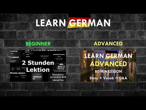 Learn German: From Beginner To Advanced | 3+ Hours Video Lesson