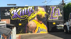 172K views · 2.1K reactions | LeBron Mural Removed: After having his LeBron James mural defaced twice, the artist painted over his work. The artist speaks on NBC4 News at 11 p.m. | NBC LA | Facebook