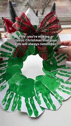 1.5K views · 233 reactions | And you won’t feel the Christmas spirit until you start doing classic Christmas activities and crafts!! DIY handprint keepsake for Christmas is our favorite  | Allie Mae | Facebook