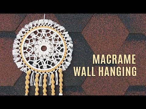 Macramé Circle Wall Hanging ◯ Dream Catcher Tutorial