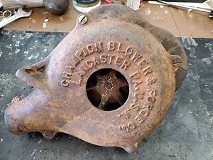How to Repair a 121 Year Old Champion Coal Forge Blower