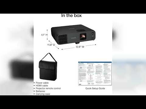 Review: Epson Pro EX11000 3-Chip 3LCD Full HD 1080p Wireless Laser Projector, 4,600 Lumens Col...