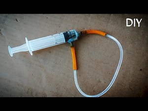 DIY Building a Hand Water Pump Using a Syringe | An Easy and Effective Way to Access Water #diy