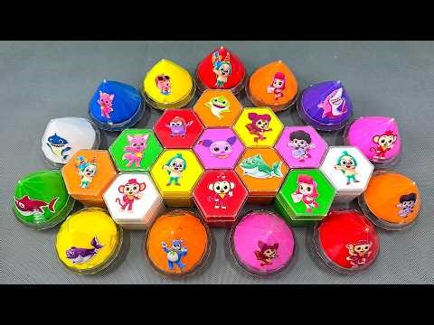 DIY Pinkfong Baby Shark Clear Slime! (Tutorial + ASMR Sounds)