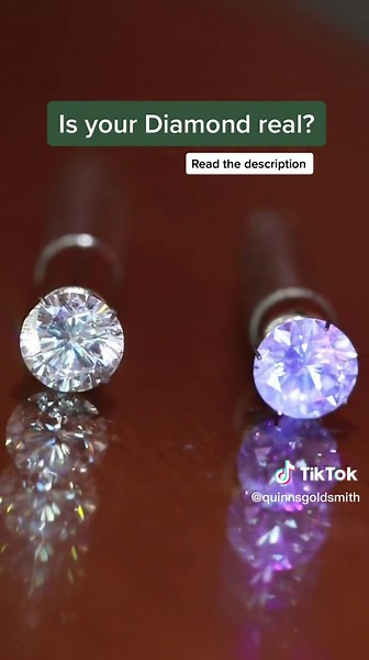 Is your Diamond #fake let's find out! #CapCut #dimonds #cubiczirconia #realtest Ever wonder if your diamond was real, and so you searched the web trying to find home remedies that will assure you it is? This test is called the UV test. A black light, commonly referred to as ultraviolet light, will reflect differently in the majority of diamonds, making it a handy tool for spotting fake diamonds. As we tested this theory, we have concluded it in-fact cannot tell you if your diamond is real or not
